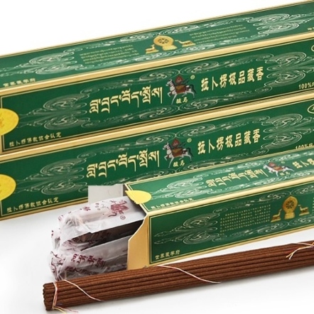 7寸拉卜楞極品藏香-平安香（綠盒裝）