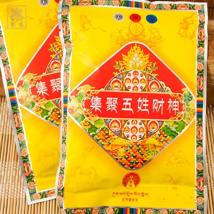 集聚五姓財神香粉-75g