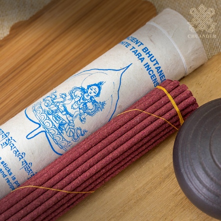 6寸5不丹頂級白度母臥香