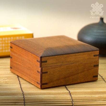 香盒-紅木-方型