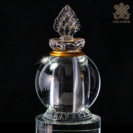 舍利塔-摩尼寶蓮花頭-水晶玻璃（共三款）