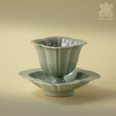 供水杯+盤組-丁香杯+碟-蕉月色