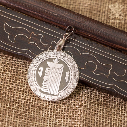 項墜-純銀-九宮八卦+時輪