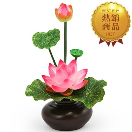 LED七彩蓮花燈