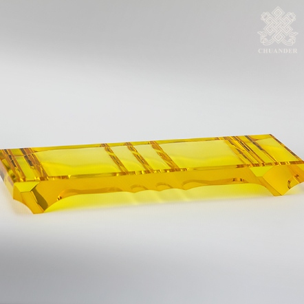 供水台-水晶玻璃-黃色（共三款）