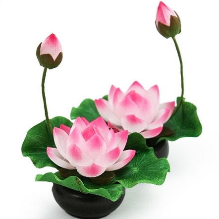 LED七彩袖珍蓮花燈-一對（共五款）