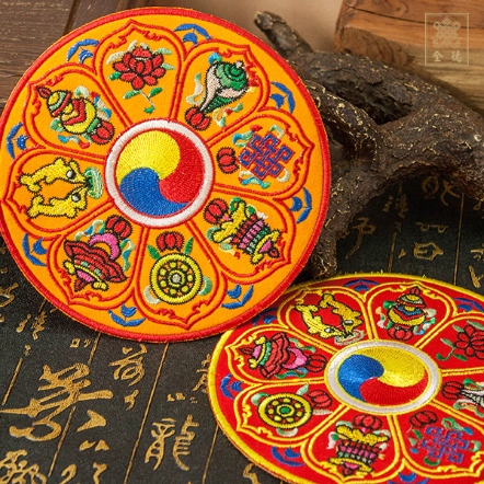 桌布-小圓-八吉祥（共四色）
