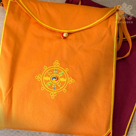 側背包-豎款-繡法輪（共二色）