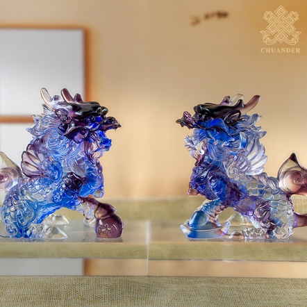 麒麟呈祥-手工琉璃