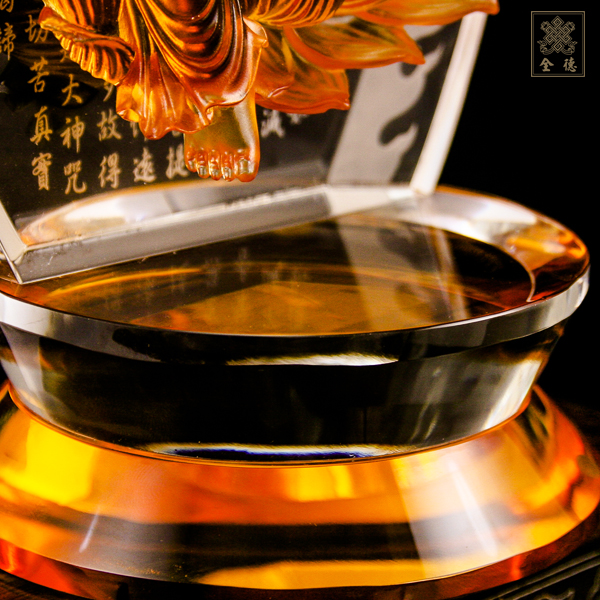 琉璃心經觀音-琥珀色