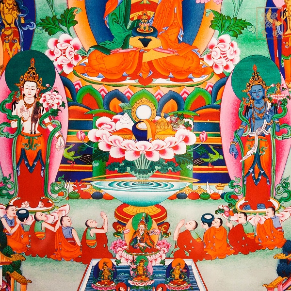 彌陀淨土,極樂世界,唐卡