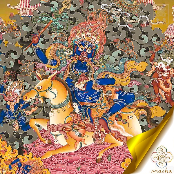 吉祥天母,瑪嘉,瑪嘉唐卡,圖登顛巴