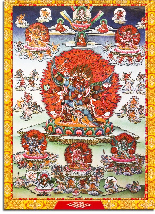 中陰文武百尊忿怒尊-BUV01