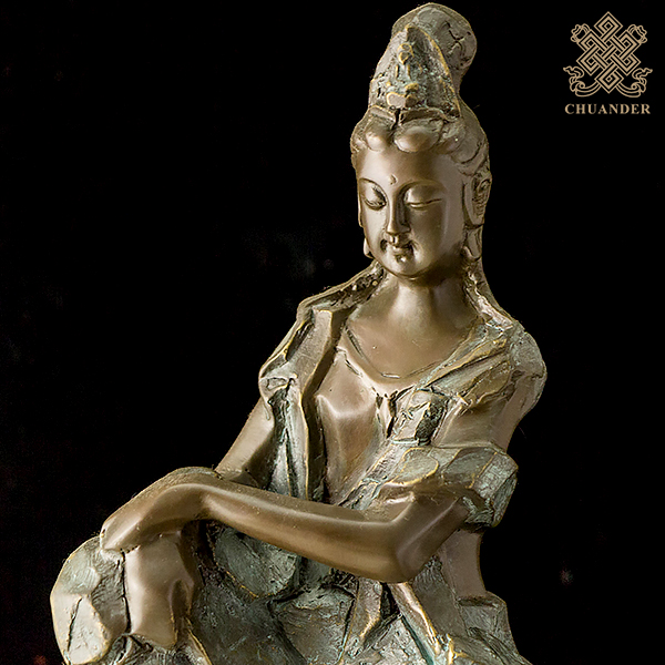 子問,子問銅雕,子問限量原創銅雕-一如自在觀音（附證書）
