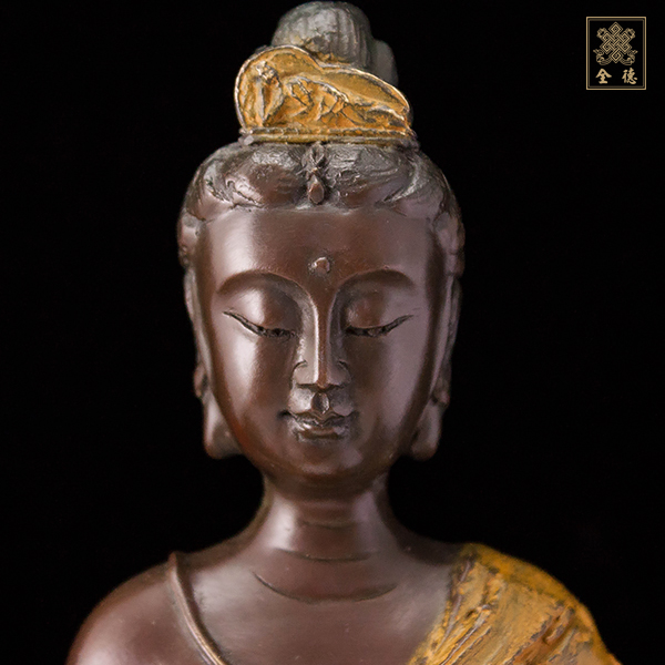 子問,子問銅雕,子問限量原創銅雕-持經觀音