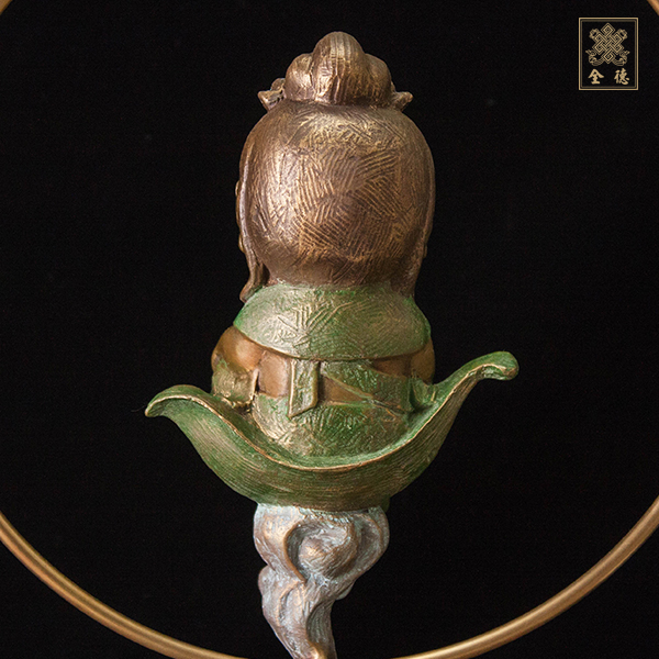 子問,子問銅雕,Q佛-一葉觀音-銅雕（附證書）