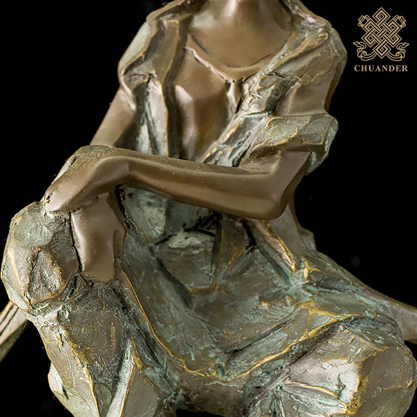 子問,子問銅雕,子問限量原創銅雕-一如自在觀音（附證書）