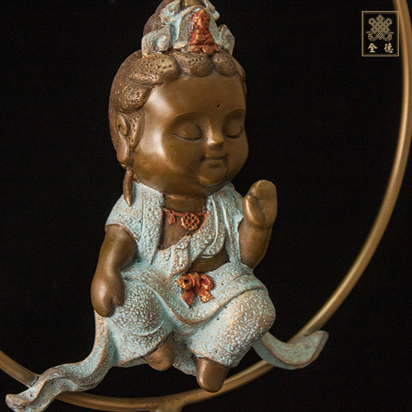 子問,子問銅雕,Q佛-無畏觀音-銅雕（附證書）