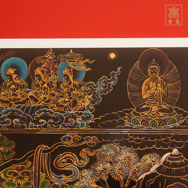 三世佛,黃財神,唐卡