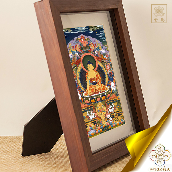 世尊金剛座六靈捧座,瑪嘉,瑪嘉唐卡,圖登顛巴