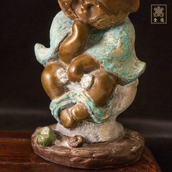 子問,子問銅雕,Q佛-放下-銅雕（附證書）