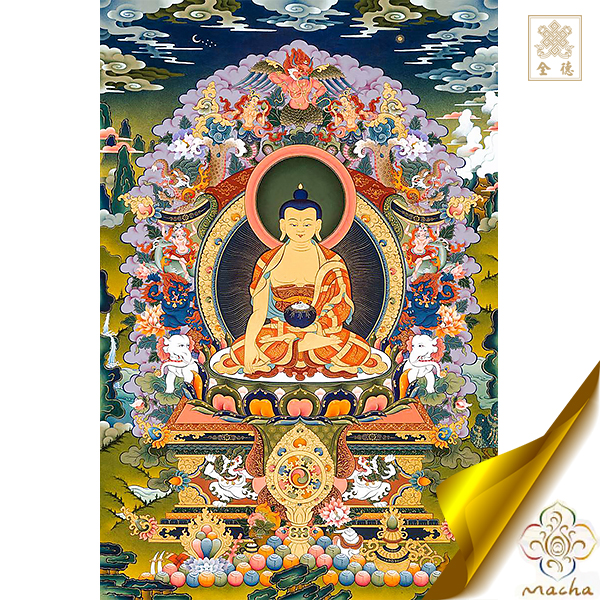 世尊金剛座六靈捧座,瑪嘉,瑪嘉唐卡,圖登顛巴