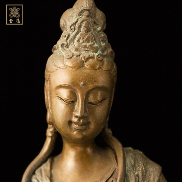 子問,子問銅雕,子問限量原創銅雕-三十三觀音系列-拂曉