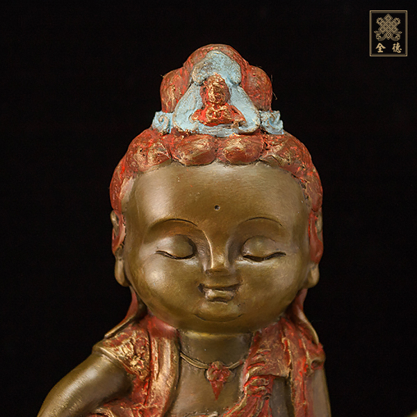 子問,子問銅雕,Q佛-水月觀音-銅雕（附證書）