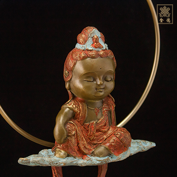 子問,子問銅雕,Q佛-水月觀音-銅雕（附證書）