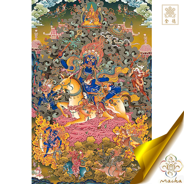 吉祥天母,瑪嘉,瑪嘉唐卡,圖登顛巴