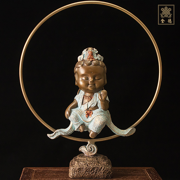 子問,子問銅雕,Q佛-無畏觀音-銅雕（附證書）