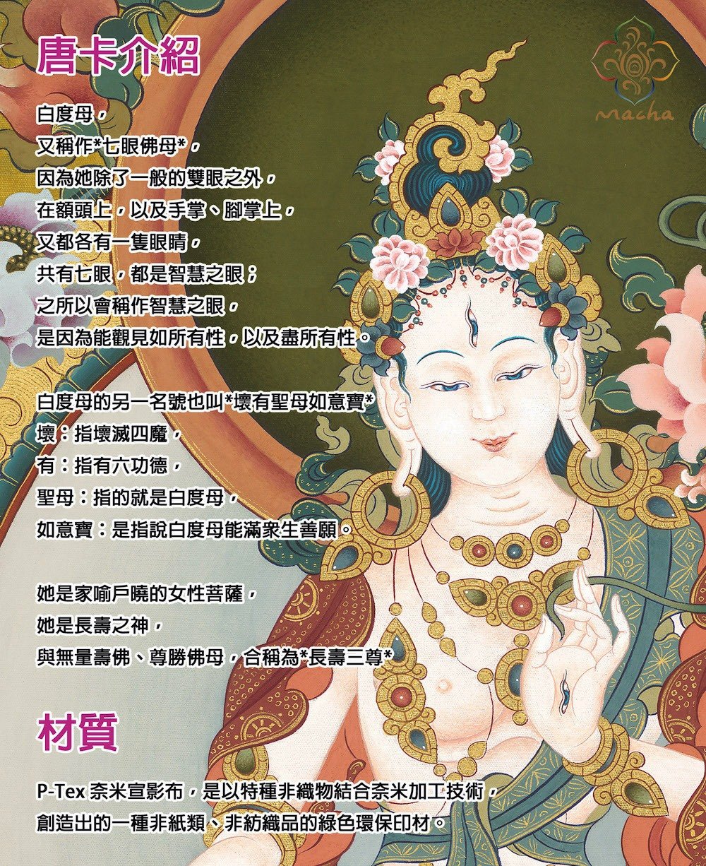 白度母,瑪嘉,瑪嘉唐卡,圖登顛巴