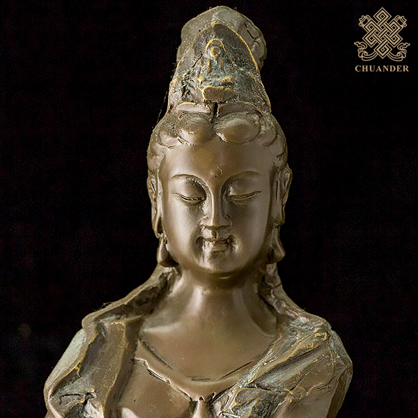 子問,子問銅雕,子問限量原創銅雕-一如自在觀音（附證書）