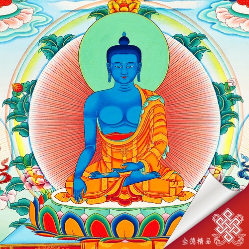 不動佛與八吉祥空行-BUR01