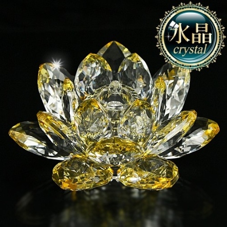 水晶蓮花舍利塔-金蓮-15cm