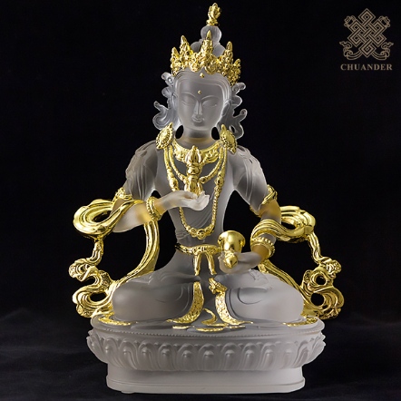 琉璃-大-金剛薩埵-貼金-21cm