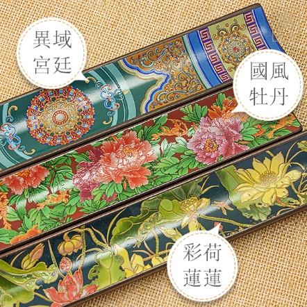 7寸線香插-陶瓷彩繪-彩荷蓮蓮