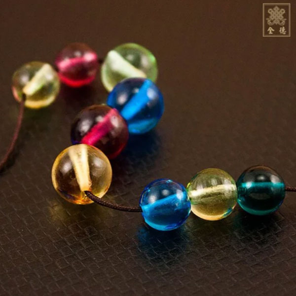 配件-彩色琉璃珠（共二款）（隨機出貨）