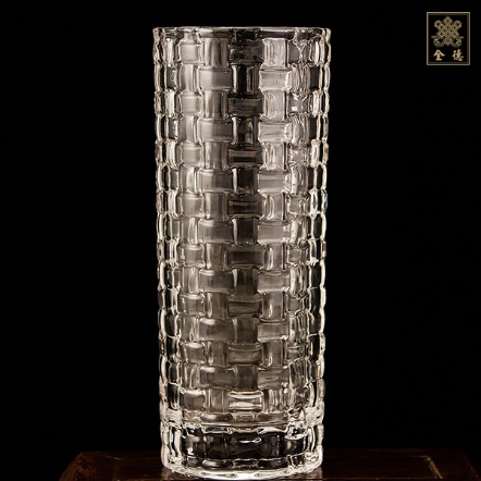 花瓶-立體編織紋-20cm