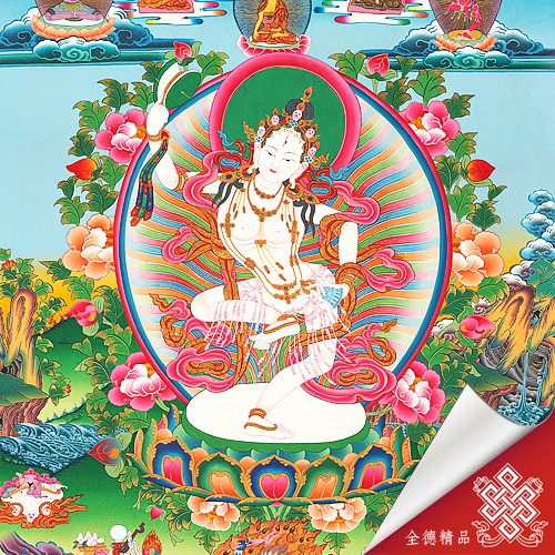 瑪吉瑙準佛母 09-022 唐卡畫布