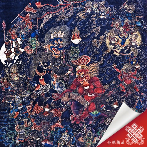 辛炯護法,唐卡