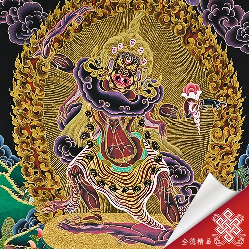 一髻佛母,唐卡