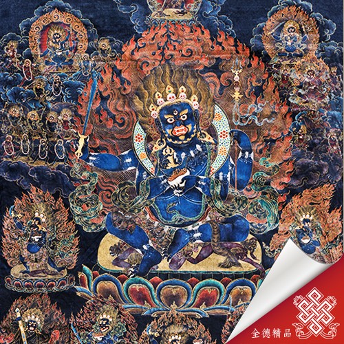 四臂瑪哈嘎啦,唐卡