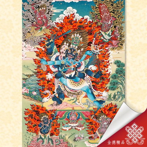 四面瑪哈嘎啦,謢法,唐卡