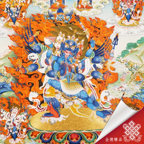 八大黑嚕嘎,普巴金剛,唐卡