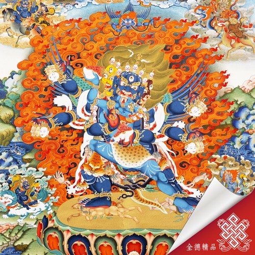 八大黑嚕嘎,供贊世神,唐卡