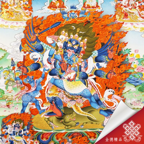 八大黑嚕嘎,甘露黑嚕嘎,護法,唐卡,