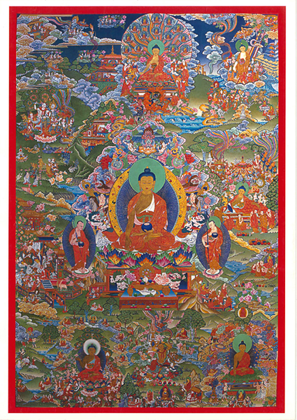 佛陀十二相成道圖-A4BU04
