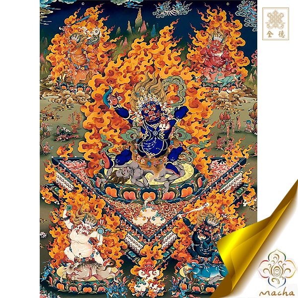 五部閻魔法王,瑪嘉唐卡,唐卡
