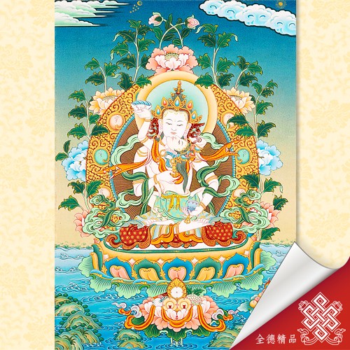 金剛薩埵雙身,06-002,唐卡,畫心